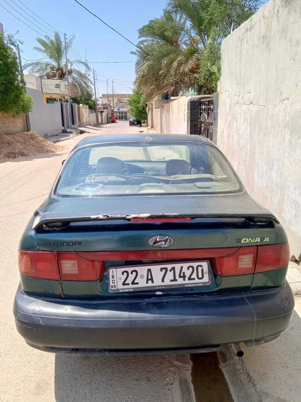 سلام عليكم سوناتا للبيع مديل ٩٧ اتوماتيك كير محرك ياباني الف ين تخم تاير محرك حاويه سنويه 2:30 بدون ضربه  مكان ديالي الوجهيه سفسار *********** سعر ٣٢ وبيهه مجال
