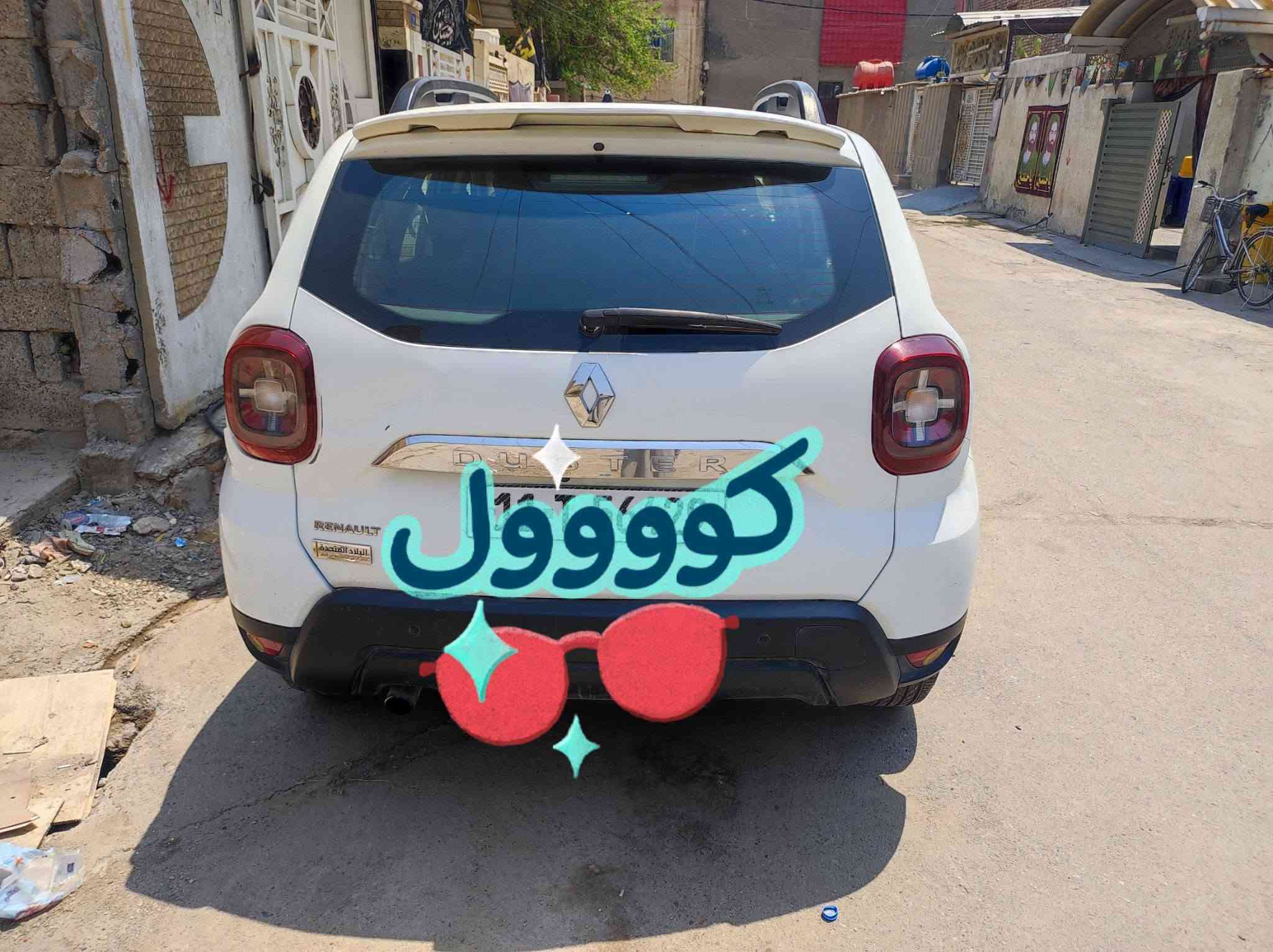 🚗 رينو داستر للبيع
السلام عليكم رينو داستر للبيع كير ومحرك مكفولات لد امامي ومواصفات معروفه هوايه بيه مواصفات 
تخم تاير جديد 
شاشه اندوريد 
حساسات للرجوع مع كامره اماميه 2k
🔹 موديل: 2019
الرقم بغداد انكليزي
🔹 المحرك: 4 سلندر 
🔹 الوقود: بنزين ⛽
🔹 ناقل الحركة: أوتوماتيك
🔹 عدد الركاب: 5 ركاب

✨ سيارة عملية واقتصادية، وسعرهه مناسب الشراي يتصل 

📞 للاستفسار: ***********

نص مكتوب في الصور:
- كووؤول