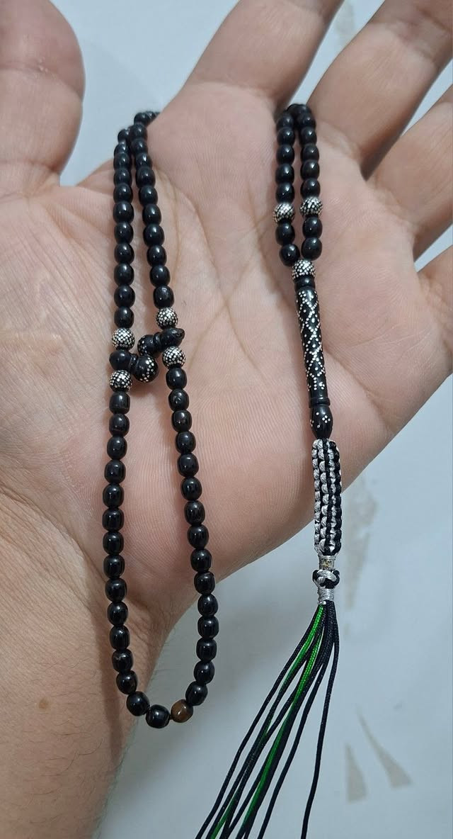 سبحه يسر • ١٠١ حبه • فواصل فضه