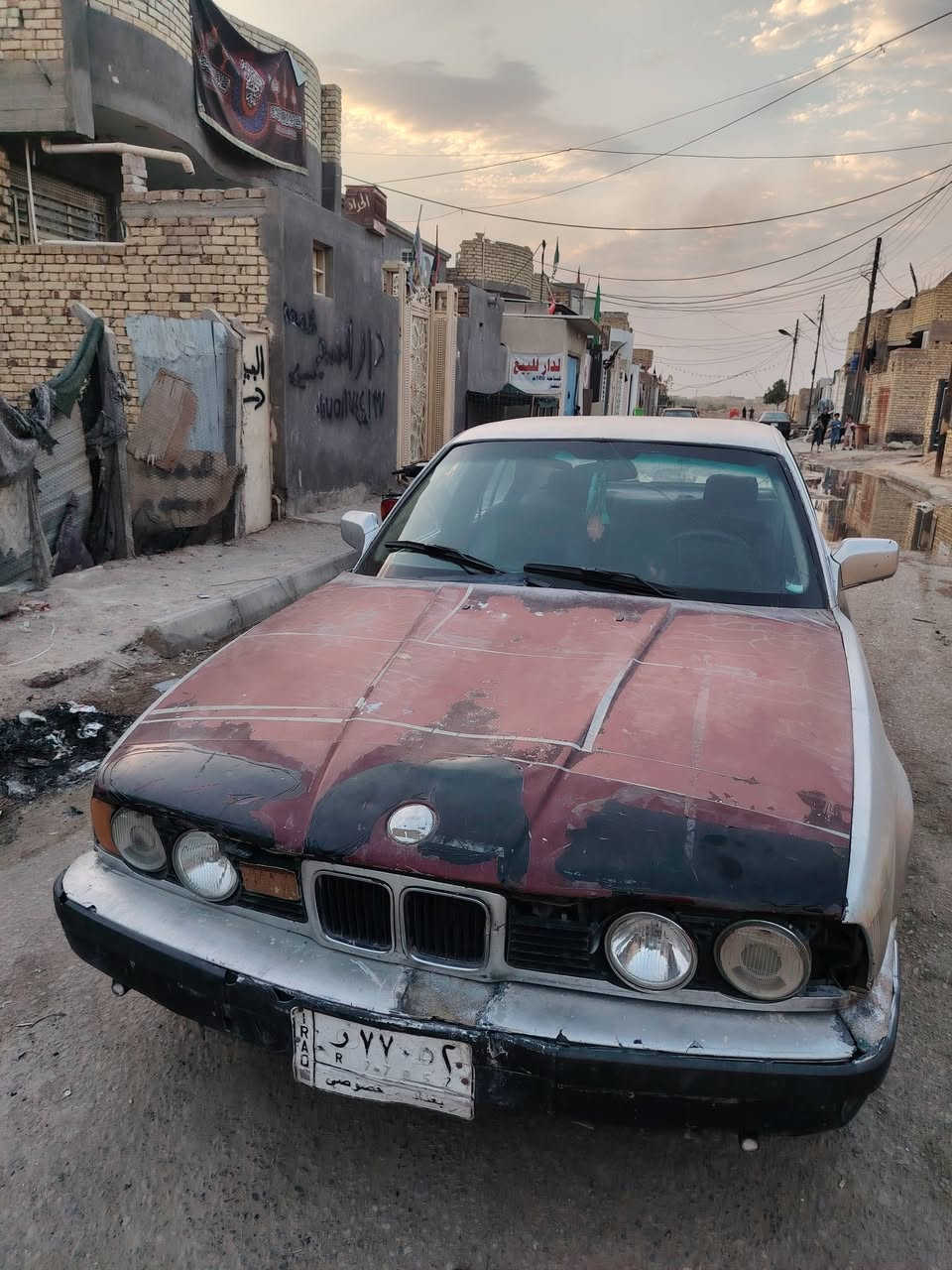بي هم ٥٢٠ سياره كهربائي شغاله كير ومحرك جدد تبريد شغال شنوه نافذه  سعر ٢٢ ورقه مكان السياره ميسان وتصل ***********
