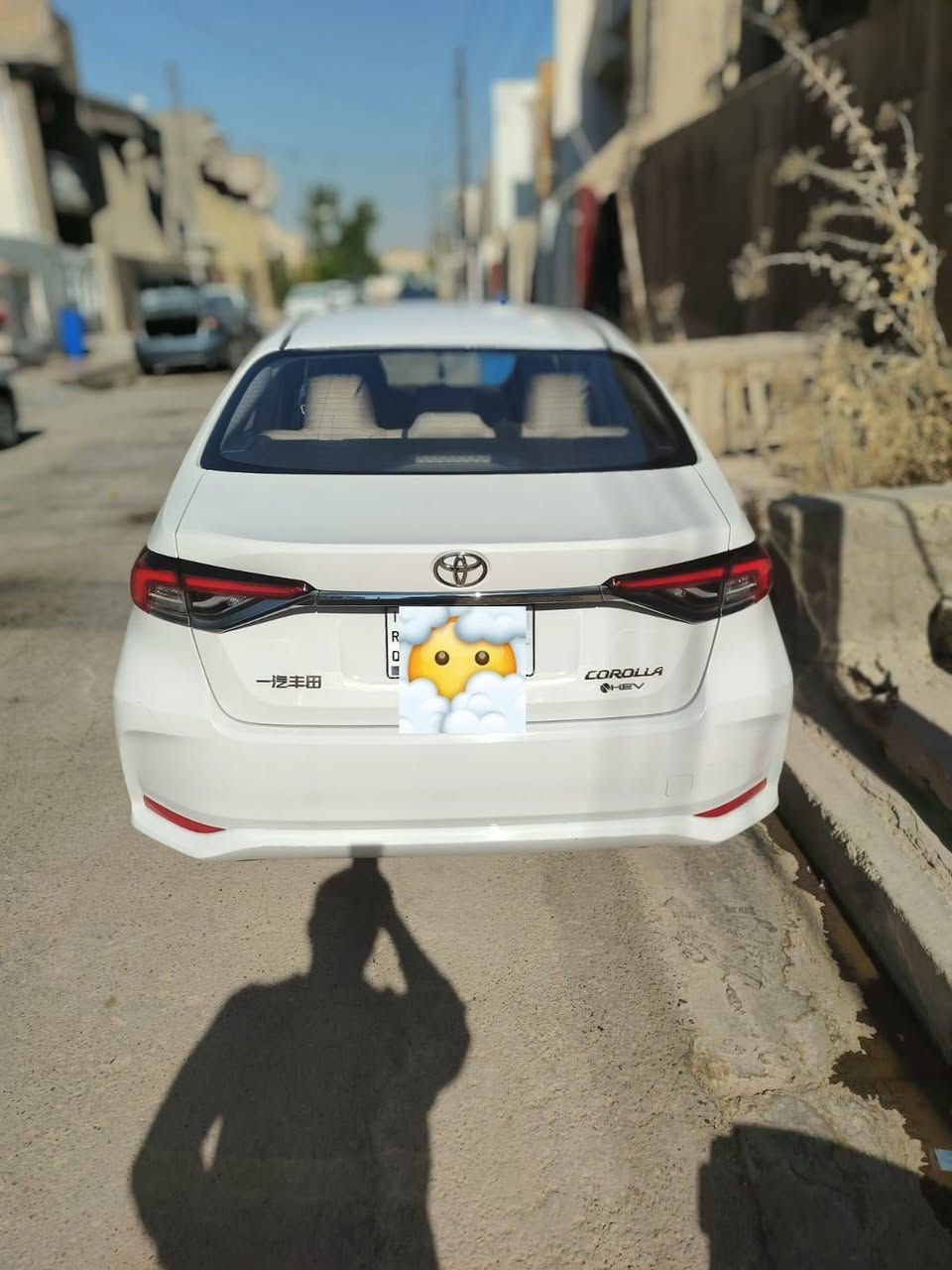 سلام عليكم
للبيع... 150 $
تويوتا كورلا هايبرد صيني موديل 24 الشكل الخليجي السيارة خير من الله مكفولة من كل شي عدا باب السايق بي بارد pdr السيارة اشتريتها من الشركة زيرو
سيارة كلش حلوة كشنات جلد اسود مدوشمة ازرك شاشة كار بلي جبيرة أوتو هولد 
السيارة فتحة وبصمة  تبريد قطعتين رادار امامي وحساس خلفي وتحديد مسار 
كير مكينا تبريد بطارية مكفولات سيارة برغي ممفتوح بيها
ماشية ٤٥ الف كيلو رقم بغداد باسمي شرط التحويل
موقعي بغداد حي الجهاد للاستفسار ***********
