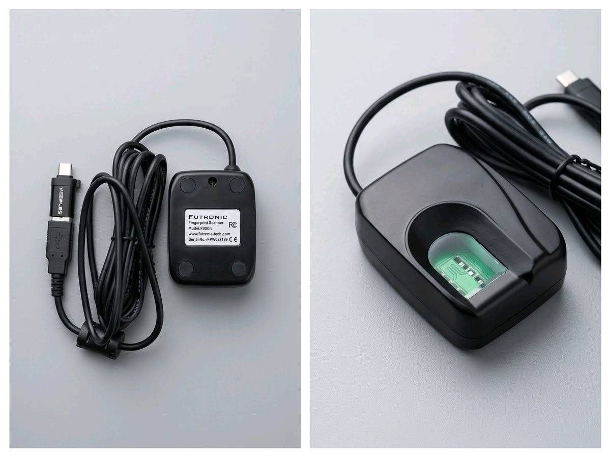 جهاز بصمة • Futronic FS80H • تايب سي