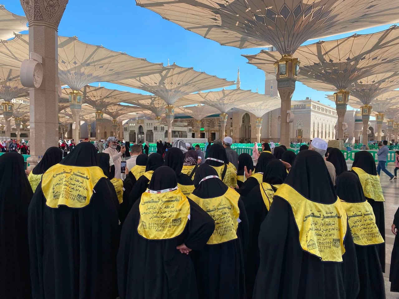 🕋 عمرة ربيع الأول وربيع الثاني 🕋ويانا تختلف بجميع تفاصيلها 💪⭐️⭐️⭐️⭐️⭐️🛫

📅 الانطلاق: 7 / 9 / 2026

💰 البري: 600,000 د.ع
▫️ 2 ليلة المدينة المنورة
▫️ 5 ليالي مكة المكرمة

✈️ الطيران: 900,000 د.ع
▫️ 3 ليالي المدينة المنورة
▫️ 7 ليالي مكة المكرمة

🏨 السكن
• مكة المكرمة: محبس الجن — فنادق ⭐️⭐️⭐️
• المدينة المنورة: المركزية — فنادق ⭐️⭐️⭐️⭐️

✨ يشمل البرنامج:
• 3 وجبات يومياً — بوفيه مفتوح
• باصات سياحية حديثة ومكيفة
• مرشد ديني ومرشد إداري
• ضيافة في الطريق
. مزارات وجولات دينية 
• هدايا للمعتمرين:
إحـرام رجال ونساء • حقيبة كتف • كتاب زيارات وإرشادات • باج تعريفي

🤍 يرافقكم
الحاج نضال الكلابي & محمد نضال الكلابي

📞 للحجز والاستفسار:
***********
***********
⁨***********⁩ واتساب 
***********
***********

📍 الحلة – باب المشهد – سوق العصري – مجاور عوينات بابل
