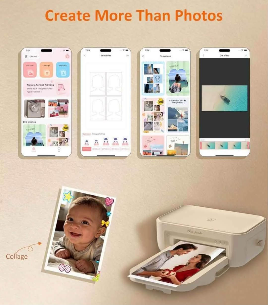 طابعة صور • HPRT CP4100