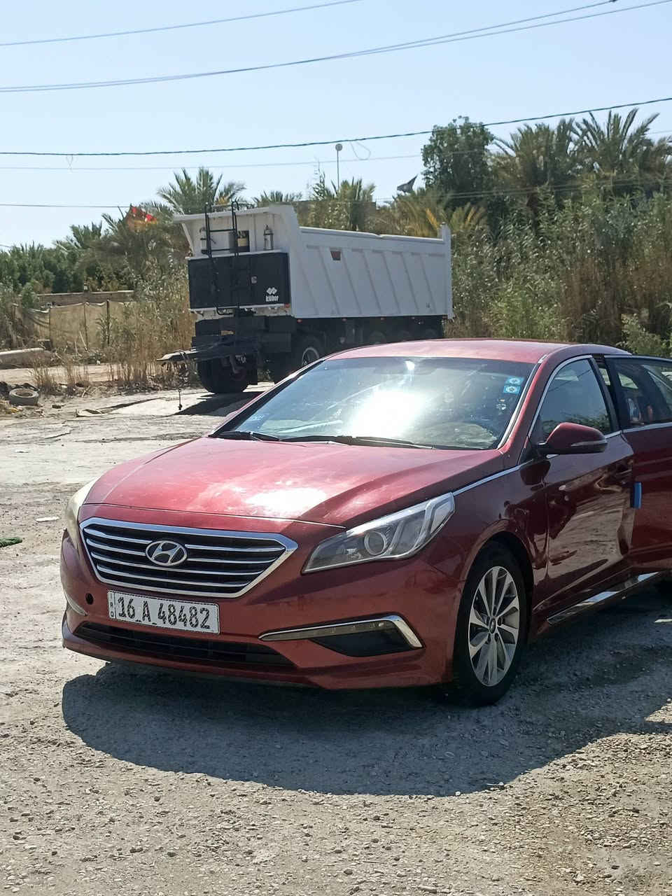 سوناتا موديل 16امريكي بيه جاملغ ونص البنيد صبغ السياره ليبل واحد ما بيه تبديل السياره بأسمي رقم قادسيه السعر 105وبيه مجال للأ استفسار الاتصال ***********

