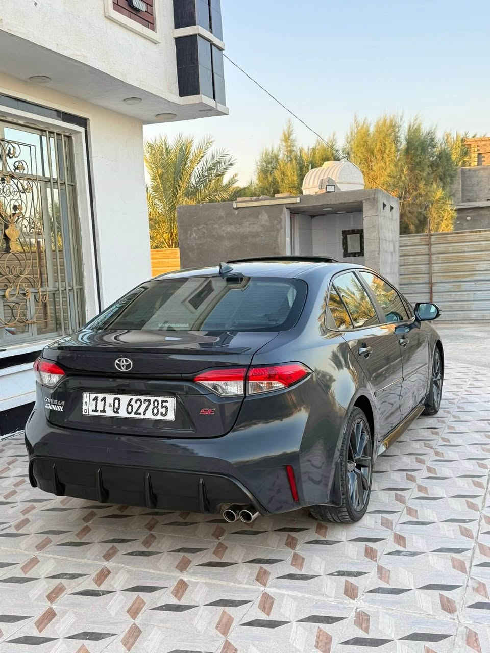 كورلا se 2024 بلاك توب ( ياباني اصلي ) مكينه ٢٠٠٠ بانزين . كير ١٠ نمر .
الون الجديد المميز اسمنتي غامق(هذا الون قليل اجه منه)

ماشيه 58mi  

حادثه فقط الدعامية الامامية والخلفية سرقة 

رقم شاصي

5YFB4MBE5RP19917

رقم بغداد  سنويه بسمي .

مواصفاته : تشغيل عن بعد . 

شاحن تلفون وايرليس. أبل كار بلي ( وايرليس مو كيبل ). 

بصمه. فتحه. رادار امامي جانبي بالمري 

وخلفي. كشنات تدفئة تبريد .ويل كب حجم ١٨ بلاك  فول مواصفات 

مكاني بغداد / الدورة

رقم هاتف /  ***********
