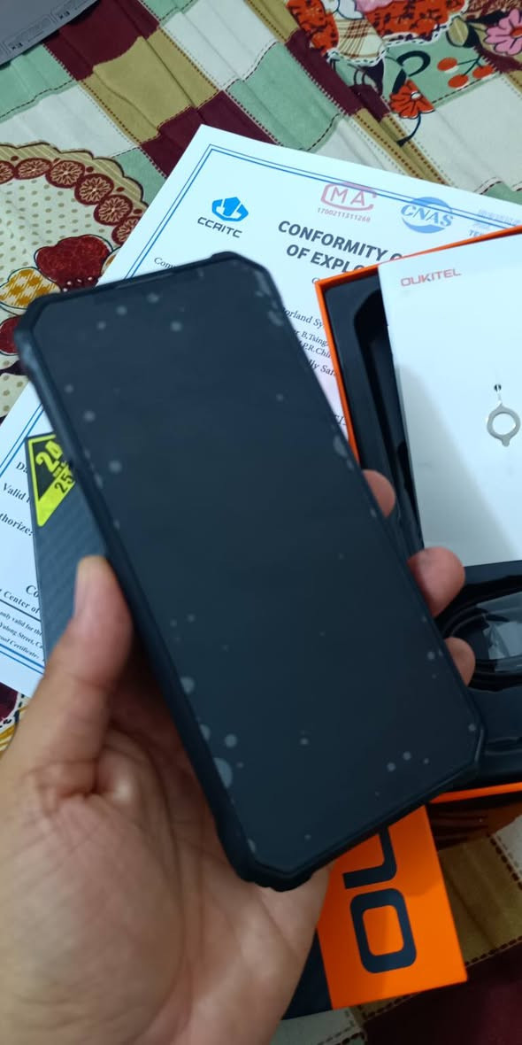 موبايل مدرع EX جديد غير مستخدم نوع
OUKITEL WP36 PRO 

مواصفاته
RAM 24(6+18)
ROM 256
يتحمل رام الى حد 2T
شريحتين
BATTERY 10600mAh
مقاوم الماء
مقاوم الصدمات

كامل ملحقات مع شهادات بدون اي نقص 
السعر 300 الف
متواجد خاص وعلى الرقم 
***********

