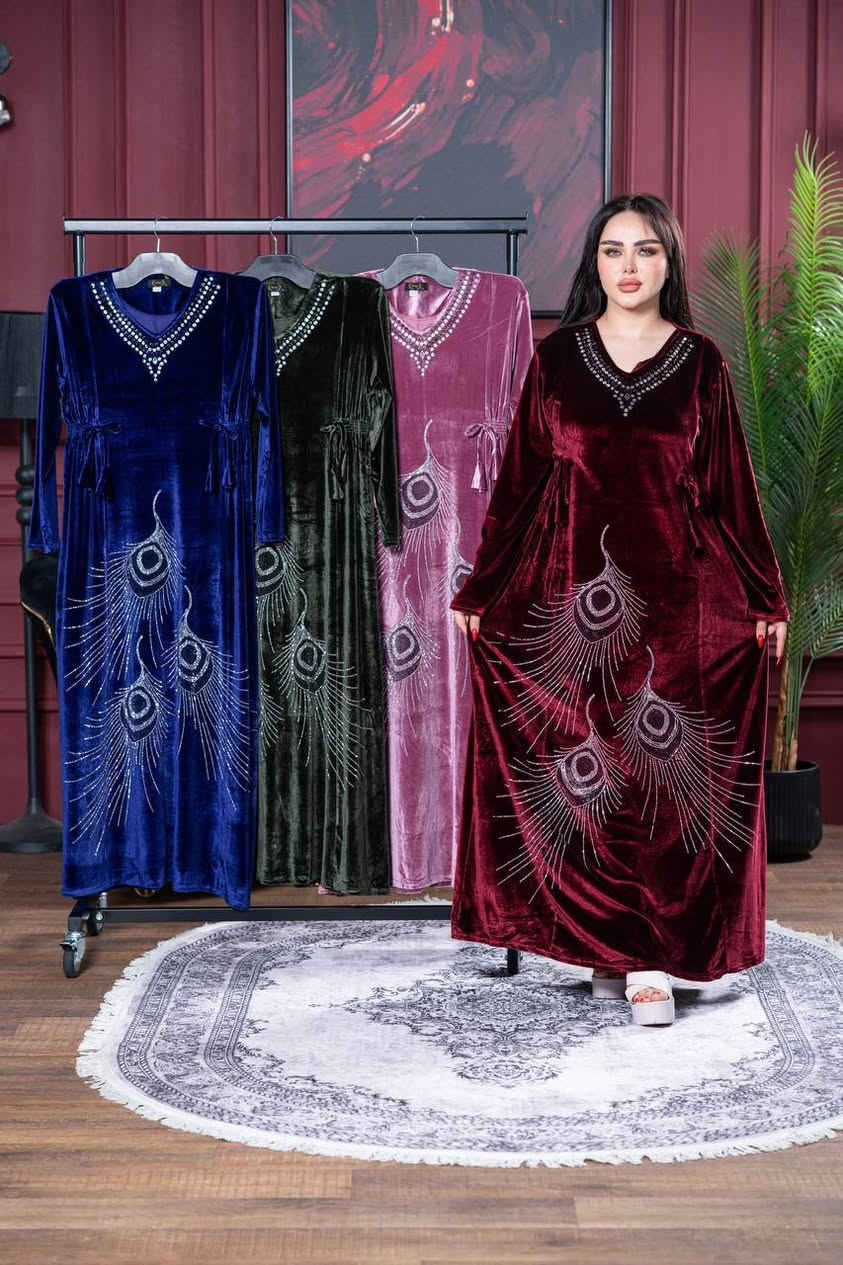 دشداشة • قديفة ستراس • مقاسات L-3XL