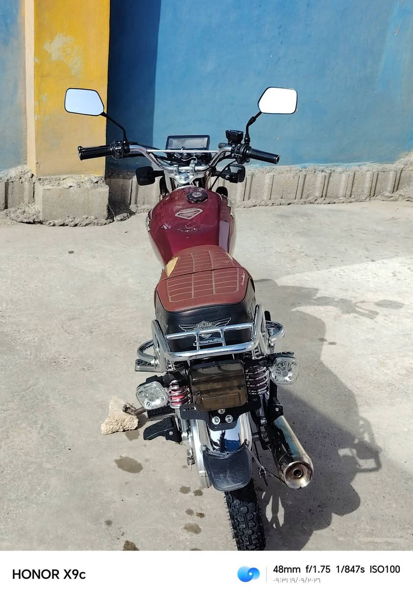 السلام عليكم
دراجه سيفان للبيع 
موديل 2024
محرك 200cc 
دراجه كامله 
عوزهه صجم مال سلف 
سعر الدراجه 650وبيهه مجال
للستفسار ***********واتساب فقط

نص مكتوب في الصور:
- HONOR X9c 48mm f/1.75 1/791s ISO100 ۰۹:۳۱ ۱۴۰۲/۰۹/۲۶
- HONOR X9c 48mm f/1.75 1/847s ISO100 ٠٩:٣١ ١٩/٠٩/٢٠٢٦
- HONOR X9c 48mm f/1.75 1/1486s ISO101 ٠٩:٣١ ١٩/٠٩/٢٠٢٦
- HONOR X9c 48mm f/1.75 1/867s ISO100 ۰۹:۳۱ ۱۴۰۲/۰۹/۲۶
- HONOR X9c 48mm f/1.75 1/867s ISO100 ٠٩:٣١ ١٩/٠٩/٢٠٢٦