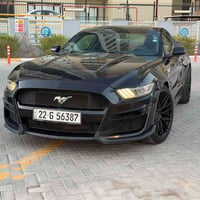 فورد موستنك ايكو بوست  محرك 4 سلندر  حادثها جاملغ وبنيد بدون دواخل سيا...