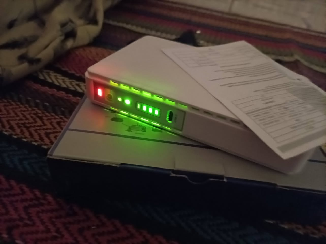 شاحن مالت راوتر جديد بكارتونته 22وبي مجال
