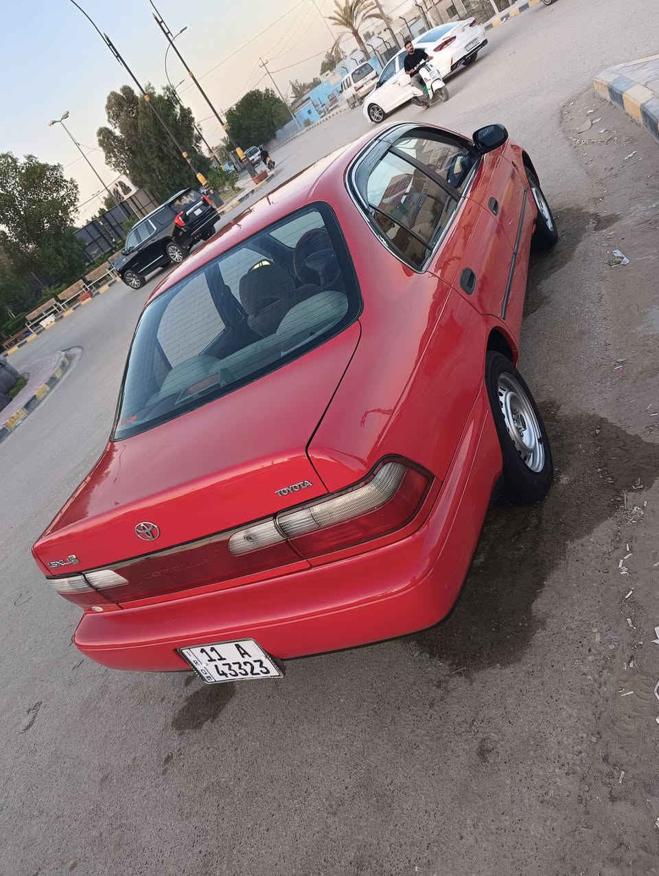 كورلا للبيع موديل 96 رقم بغداد يسره بلاد سياره كير مكينه حداديه وتخم تاير جدد تبريد ثلج مكفوله من الضربه صبغ جماليه مكان السياره نجف الحيره ***********
