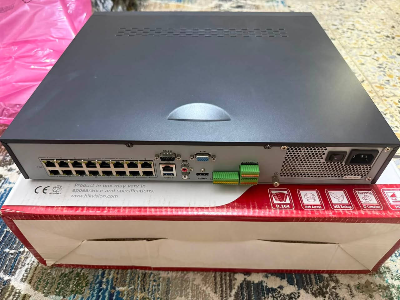 السلام عليكم nvr هيك فجن ١٦ جنل 5M poe داخلي جديد سعر القطعة ٩٥ الف
***********

