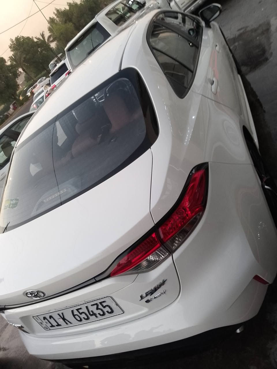 بسم الله الرحمـن الرحيم 
كورلا هايبرد2025
ماشية 21الف 

السعر 162 $ 🛜🔴  

🛜 رادار امامي
🛜تحديد مسار 
🛜خروج عن المسار
🛜3 انضمة قيادة 
🛜 هاند بريك اوتو
🛜اوتو هولد
🛜كامرة خلفية دوارة 
🛜توقف ذاتي 
🛜جلد اسود 
🛜 بصمة عدد ٢

🔴ملاحضة السيارة ع وضع الوكاله وكفاله عامة

***********
