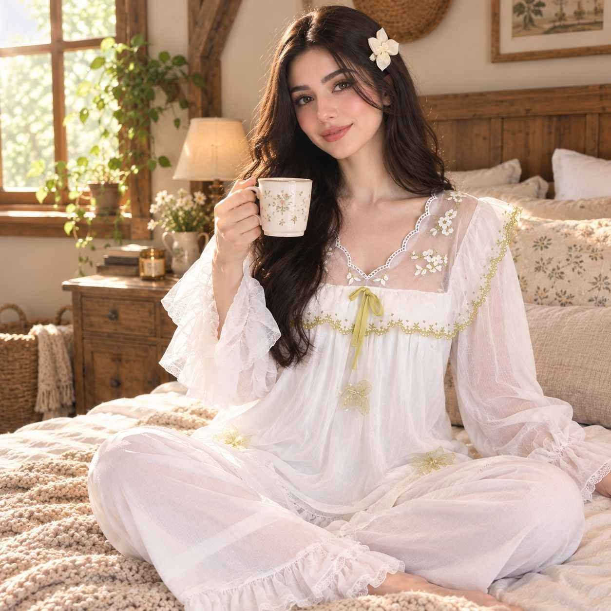 شيفون مبطن • قطن ١٠٠% • مقاسات L-XL-2XL