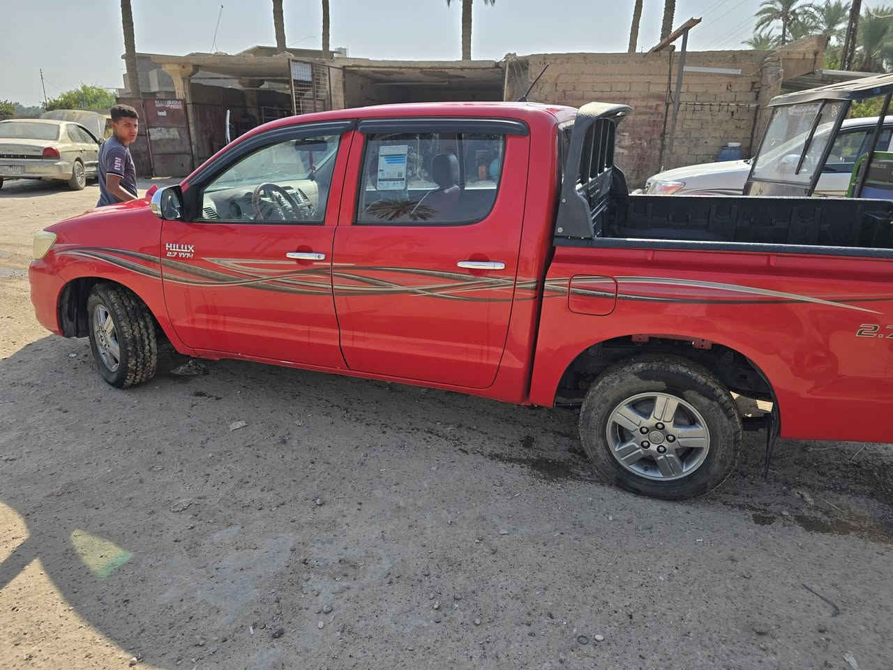 السلام عليكم من رخصة الأدمن.. سيارة هايلوكس موديل ٢٠١٥ رقم بغداد عداد المسافة ١٨٥ الف تقريبا وقابل للزيادة سيارة مكفولة من التصليح والبارد شاصي ١٩ باسمي سنوية لغاية ٢٠٢٧
محرك ع البلاد لا فتح ولا تصليح السعر المطلوب ٢١٥ ورقة مكان السيارة العبايجي هاتف *********** مع الشكر للكروب وكل الاحترام
