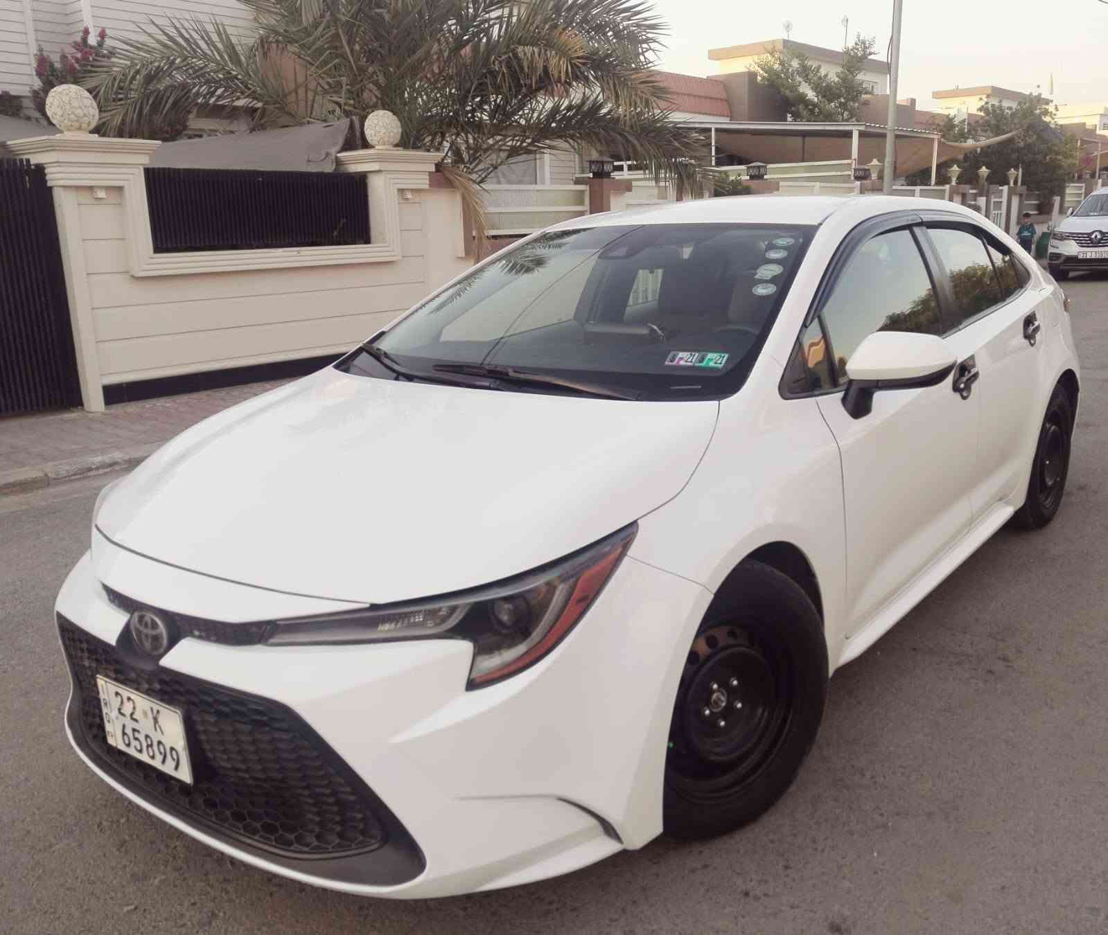 للبيع كورلا  LE
السعر 144
***********
موديل 2020
بدون ارباك
الون ابيض ثلجي
داخل بيض
بجم كبس
ماشيه 58 مايل
تحكم ستيرن 
تثبيت سرعه 
كاميرا خلفي 
لايتات بلاديه 
حجر شركة 
تايرات وياله شركة 
ردار بلادي
صدر امامي خلفي جديد
كير مكينه بشرط
مكينه 1800 المرغوب
سونار موجود بلمنشور
رقم شاصيJTDEPRAE1LJ012737
رقم اربيل  بسمي
هزه جديد براد
 رقم وسنويه جديد لحد 2031
مكان السياره ديالى خانقين خناقين, ديالى
