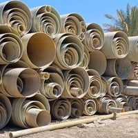 اعمدة كهرباء ٩م • اعمدة كهرباء ١١م ضغط عالي • واسيجة BRC