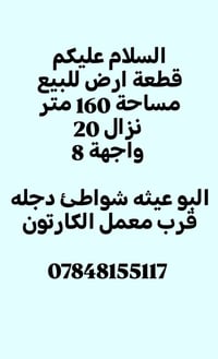 الدوره البو عيثه • ١٦٠م • واجهة ٨م