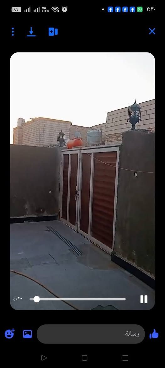 بيت زراعي160م للبيع بالمهيديه شارع الوول طابقين الأول ارفه لداستقبال صاله مطبخ صحيات الثاني غرفتين صاله صحيات السعر 110بيه مجال للشراي للاستفسار ***********واتساب
