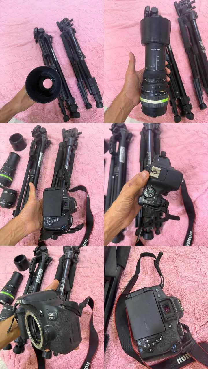 📸 للبيع كاميرا كانون Canon D750

كاميرا بحالة ممتازة جداً، جاهزة للاستخدام ومرفقة بملحقاتها:

🔹 بطارية أصلية
🔹 كيبل
🔹 عدسة زوم أصلية مال الكاميرا
🔹 عدسة زوم 70-300 جديدة
🔹 ستاند أصلي عدد 2
🔹 جميع الملحقات موجودة وجاهزة

العنوان البصرة /  شط العرب الحوطة 

السعر تصال  بخدمتكم جميعاً 

***********
