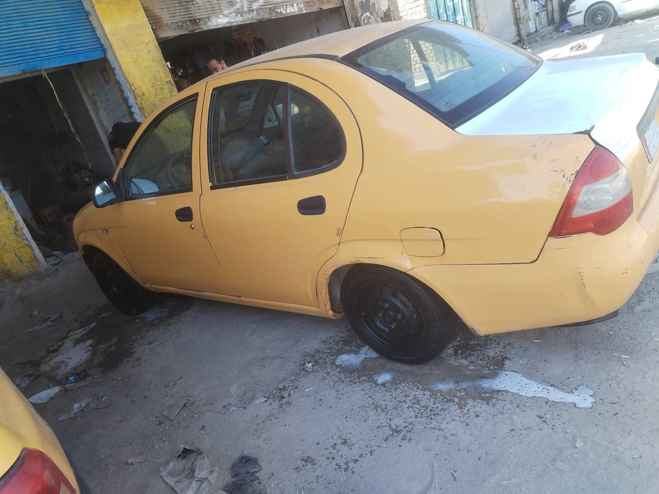 طيبه مديل ١٦ سياره جاهزه مكينه كير حداديه وتخم تاير جاهزه مصفره هيه وغرمات السعر 32 وبيهه مجال قليل ***********
