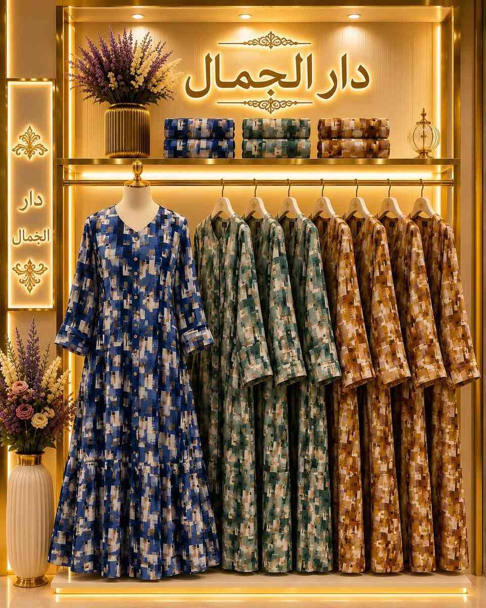 ⏳ تخفيضات 30% لوقت محدود جداً.. الحكِ قبل نفاذ الكمية! ⏳
محل دار الجمال يرحب بكم ويقدم لأصحاب الذوق الرفيع ✨
وصلت وجبة جديدة ومميزة من الدشداشة الكشمير (الكلوش) بتطريز ملكي فاخر يجنن! 😍
ليش هاي الدشداشة بالذات من دار الجمال
 🧵 كشمير درجة أولى: خامة تموت، باردة وتكعد عـ الجسم قالب.
 🧼 مضمونة 100%: ما تطفى بالغسل، ولا يتغير لونها، وتعيش وياج العمر كله.
 🎨 الألوان: متوفرة بألوان صيفية مريحة + اللون الأسود الملكي اللي ما يختلف عليه اثنين.
💰 السعر والمفاجأة!
السعر بعد الخصم: 10,000 دينار عراقي بس! 🥳
(كشمير درجة أولى وما يطفى بالغسل بهذا السعر.. بلاش!)
✨ متوفر بيع (جملة ومفرد) أهلاً وسهلاً بالجميع! ✨
📍 موقعنا (العنوان):
محل دار الأناقة: بغداد - الشورجة - تحت التكية 🏢
(تشرفونا وتنورون المحل بأي وقت!)
🚖 خدمة التوصيل:
وإذا صعبة تجينا، متوفر توصيل سريع لكافة محافظات العراق 🇮🇶 🚕
📞 للحجز والاستفسار الفوري:
يمكنكم مراسلتنا على خاص الصفحة (الدايركت)، أو الاتصال / مراسلتنا واتساب على الرقم:
👉 *********** 👈
