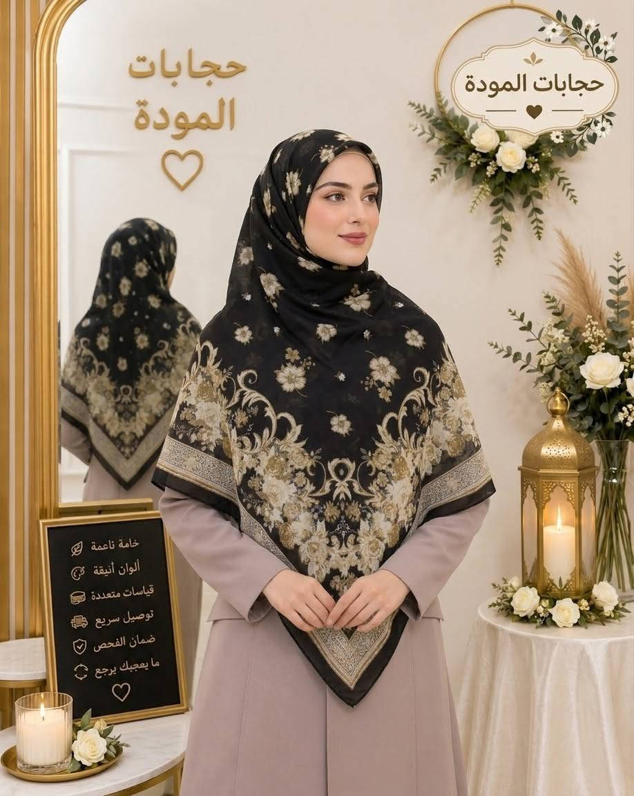 حجابات المودة • ربطات جرجيت • قياس ١٣٠