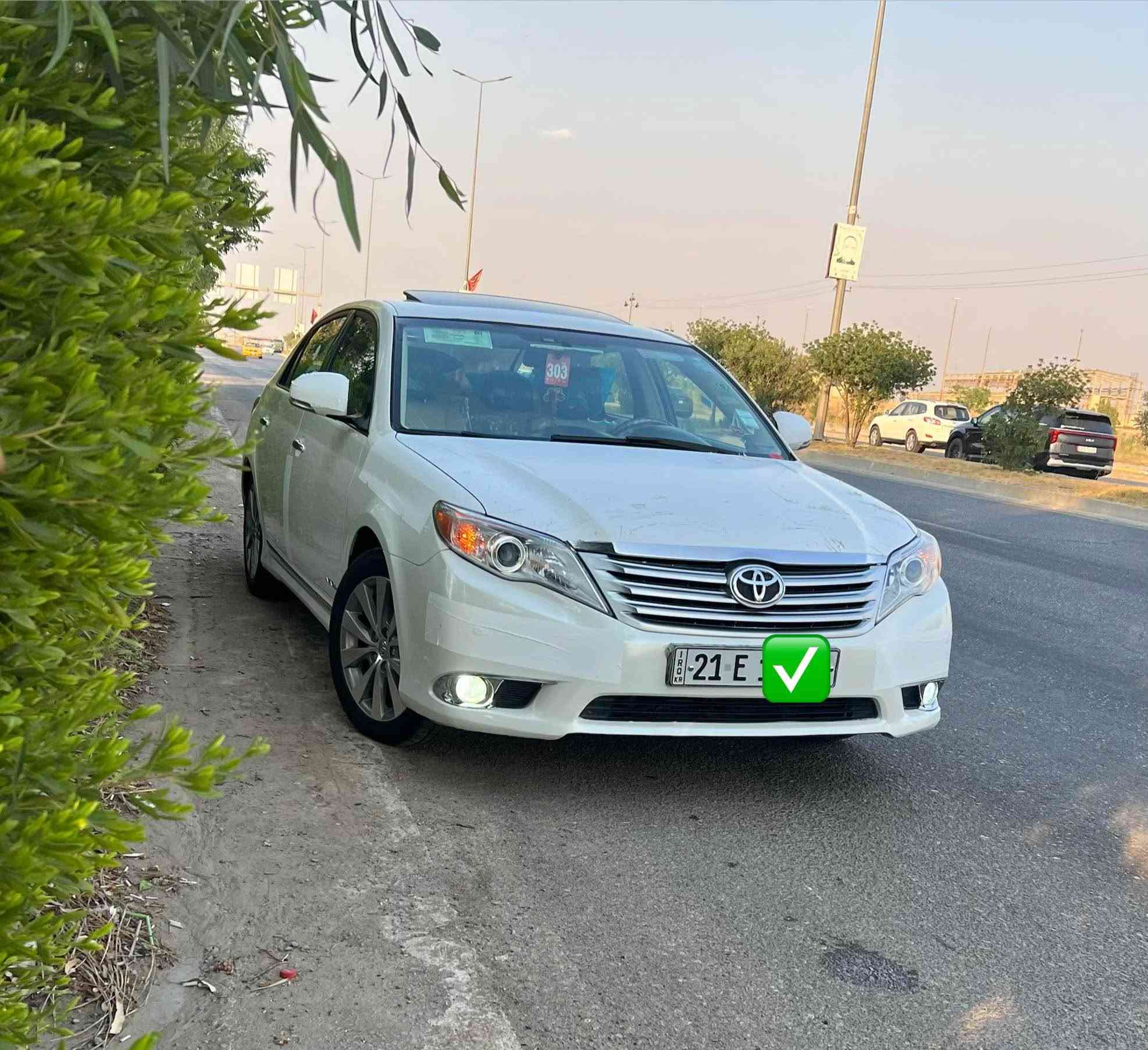 اڤالون خليجي لمتد ماشي{196}
‏ موديل 2012 مواصفات واحدعلى واحد 
‏ فول مواصفات كشن جلد كشن تبريد
+ تدفئة كشن كهربائي تبريد قطعتين⚡️ 
‏سقف سلايت خمس بصمةسيارة جديدة📦
بها صبغ شبر فقط + ثلاث PDRصغيرة✅
‏ شرط التحويل مكان السيارة كركوك ألماس
‏ فقط رقم شمالي اروس سيارة بدون مصرف
‏على الخاص أو اتصال خابر تدلل☎️
‏ رقم سنوية كله جديد كير محرك ما مفتوح 💯￼￼￼
***********
*********** كركوك, العراق

