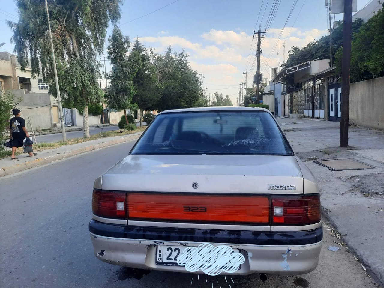 مازدا للبيع موديل 1992
رقم اربيل  
السيارة باسمي 
هزة جديدة وسنويه جديدة 
محرك شرط گير شرط
كابون بانزين موجود 
السيارة جاهزة م̷ـــِْن كل شي 
شرط التحويل والوكاله 
مكانها الموصل 
رقم الهاتف
***********
