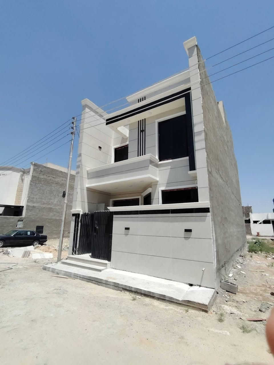 ‏‎ بناء طابقين  حديث 100
‏‎  يحتوي البيت. على 3 نوم- -استقبال -حمامات عدد 2- صالة- ومطبخ]   
‏‎  البيت شغل درجة اولى   
‏‎مع خدمات
‏‎ طابو زراعي  قرار محكمه سند 25
‏‎العنوان #بغداد #الدوره مدخل #البوعيثه   مجمع الحليم
‏‎للاستفسار  ع سعر او الاتصال ع الرقم
 ‪
*********** واتساب

