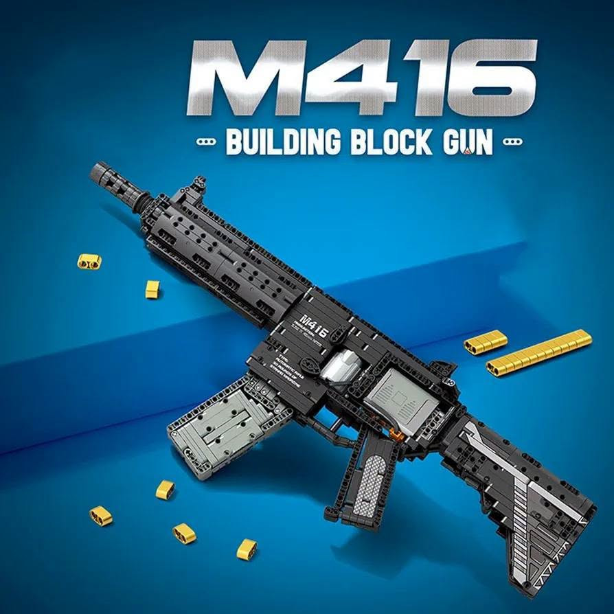 مكعبات "بندقية هجومية M416" من شركة Reobrix برقم الموديل 77004.معلومات أساسيةالعلامة التجارية: ريوبريكس (Reobrix)رقم الموديل: 77004عدد القطع: 1101 قطعة بناء صغيرة
المواصفات والمميزاتالتصميم: يحاكي شكل البندقية الهجومية الشهيرة M416 بدقة.الأبعاد التقريبية: حوالي 56 إلى 67.5 سم طولاً و7 سم عرضاً.الوظائف: يضم مخزناً قابلاً للإزالة ومصمماً من بلاستيك عالي الجودة متوافق مع مكعبات التركيب الشهيرة.
متوفرة لدينا للبيع يوجد توصيل لجميع المحافظات واتساب ***********

نص مكتوب في الصور:
- Reobrix NO.77004 30CM 7CM 67.5CM
- + BUILDING BLOCK GUN 1188 PCS DIFFICULT LEVEL ★★★☆☆☆☆ AIM POINT AIM POINT M416 MUZZLE TRIGGER GRIP M416 BUILDING BLOCK GUN
- PROPORTIONAL MANUFACTURING THE FUN OF ASSEMBLING SIMULATION MODELING DEPTH RESTORATION BUILDING BLOCK GUN
- M416 BUILDING BLOCK GUN
- 3 ADJUST BUTT PRESS AND HOLD THE BUCKLE TO ADJUST THE LENGTH OF THE BUTT ACCORDING TO THE POSTURE OF THE GUN 4 BULLET LAUNCH THE SHOOTING INTENSITY IS MODERATE (NO SHOOTING AT PEOPLE)