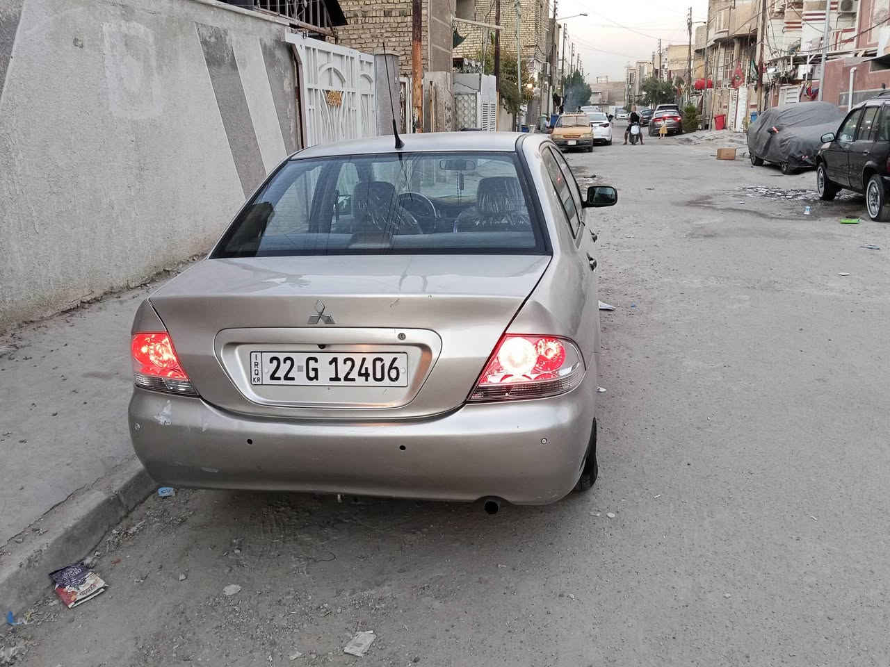 لانسر بومة 2008 ياباني اوتماتيك 1500
حادثها قبغ صندوك وجاملغ يسره 
بدون خياس وبدون جراد بدون صبغ 
كهربائيات كلها بشرط 
تبريد خير من الله 
صدر 90%
باتري جديد البارحه شديتها
مكينه وكير كلها خير من الله  
لا تنقيص ولا تبخير 
بلكات نوزلات مجاول فيت بم هوه والقاعده كلهن جدد البارحه شادهن
رقم اربيل 
سنوية ساقطة
مكانها بغداد الشعب
السعر 74 
وهذا رقمي ***********
