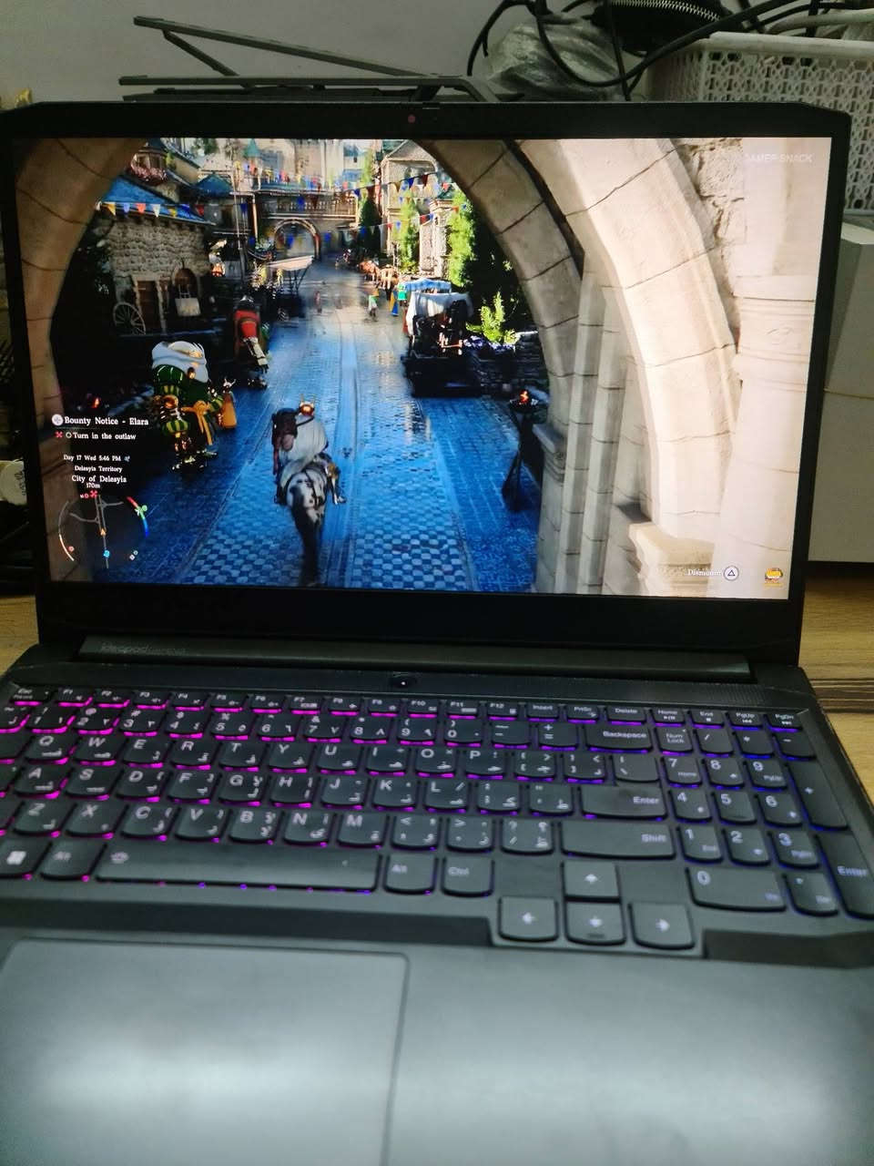 السلام عليكم شباب 
لابتوب الكيمنك من لينوفو Ideapad Gaming الاحترافي 
لابتوب نظافه جيده بدون اي خلل
 يوجد خدش نتيجه احتكاك الشاشه بالكيبورد بالوسط غير مؤثر
كما واضح بالصوره بخلفيه بيضاء
ياتي بالعتاد الاتي

شاشه 15.6 انش معدل تحديث ١٤٤ فريم الوان نقيه 100%SRGB 

معالج خارق من AMD 
RYZEN 7-5800H 16 CPU 5.1GHZ BOOSTED 
فئه H للاداء الثقيل 

كرت شاشه منفصل احترافي من انفيديا نوع 
RTX 3050 TI-4GB

هارد 256M.2 بالاضافه الى تيرا نوع SATA 
كيبورد RGB تفاعلي كيبورد عربي 
صوت ستيريو محيطي
السعر ٧٤٥ الف فقط 
بغداد قرب البياع و متوفر التوصيل 
***********
