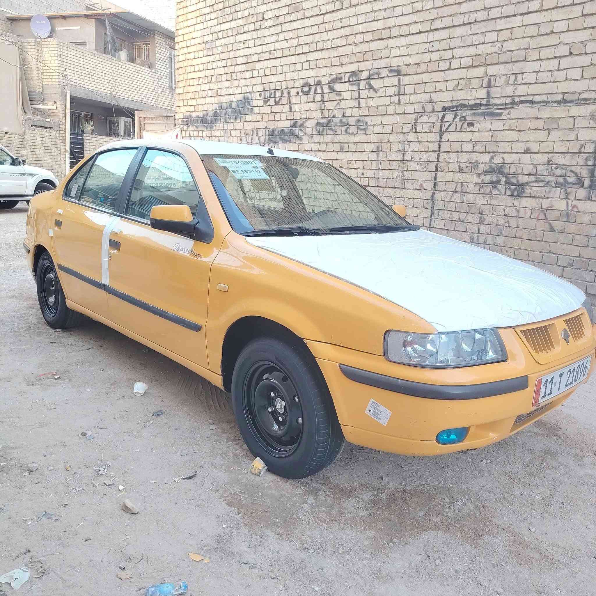 سلام عليكم شباب سمند مديل 10 امصفره هيئه وغرامات وهزه جديد سنويه لل 31 تحويل مباشر بسم صاحبي
مكينه كير مكفولات كهربائيات كلهة شغاله كيجات اشاير
 امدوشمه ارضيه وكشنات وتنته وتخم تاير جديد جامه جديده جديده شاشه اندرويد و تبريد عوزه بس غاز 
 بيه جاملغ خلفي صبغ وجاملغ امامي
عنواني بغداد الامين سكينه السعر 26$ وبيه مجال

***********
