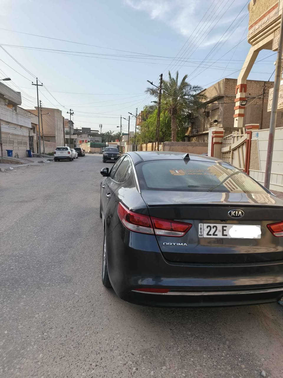 سلام عليكم 

كيا اوبتيما مديل ٢٠١٧ وارد امريكي 
محرك 2400
حادثها بأمريكا امامي جاملغ وبنيد  
سطحي من دون دواخل 
مكينه وكير بحاله جيدة
تبريد ممتاز
الحداده نص عمر
تحكم ستيرن 
اشاره بالمريء
نص فول
السنويه ل2030 رقم اربيل دولي
سياره استعمل شخصي
*********** واتساب
 
السعر 115 وبيها مجال بسيط Singapore
