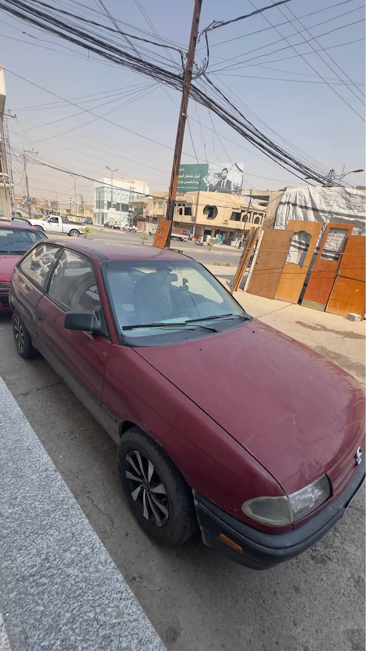 🚗 للبيع – أوبل أسترا 1993 تك باب

موديل: 1993

المحرك: 1600 سي سي

الكير: عادي

اللون: مروني

رقم السيارة: نينوى

الملكية: باسمي اني الشرعي هزّه جديده رقم دولي

السيارة كشرها نظيف جدًا، والهيكل مرتب. الماكينة بيها صرف

💰 السعر: 35 ورقة وقابل للتفاوض بالمعقول.

📍 الموقع: الموصل

📞 للتواصل: ***********

الرجاء التواصل للجادين فقط، والمعاينة خير دليل. موصل, نينوى
