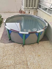 مسبح • مستخدم مرتين • ٥٠سم×١٥٠سم