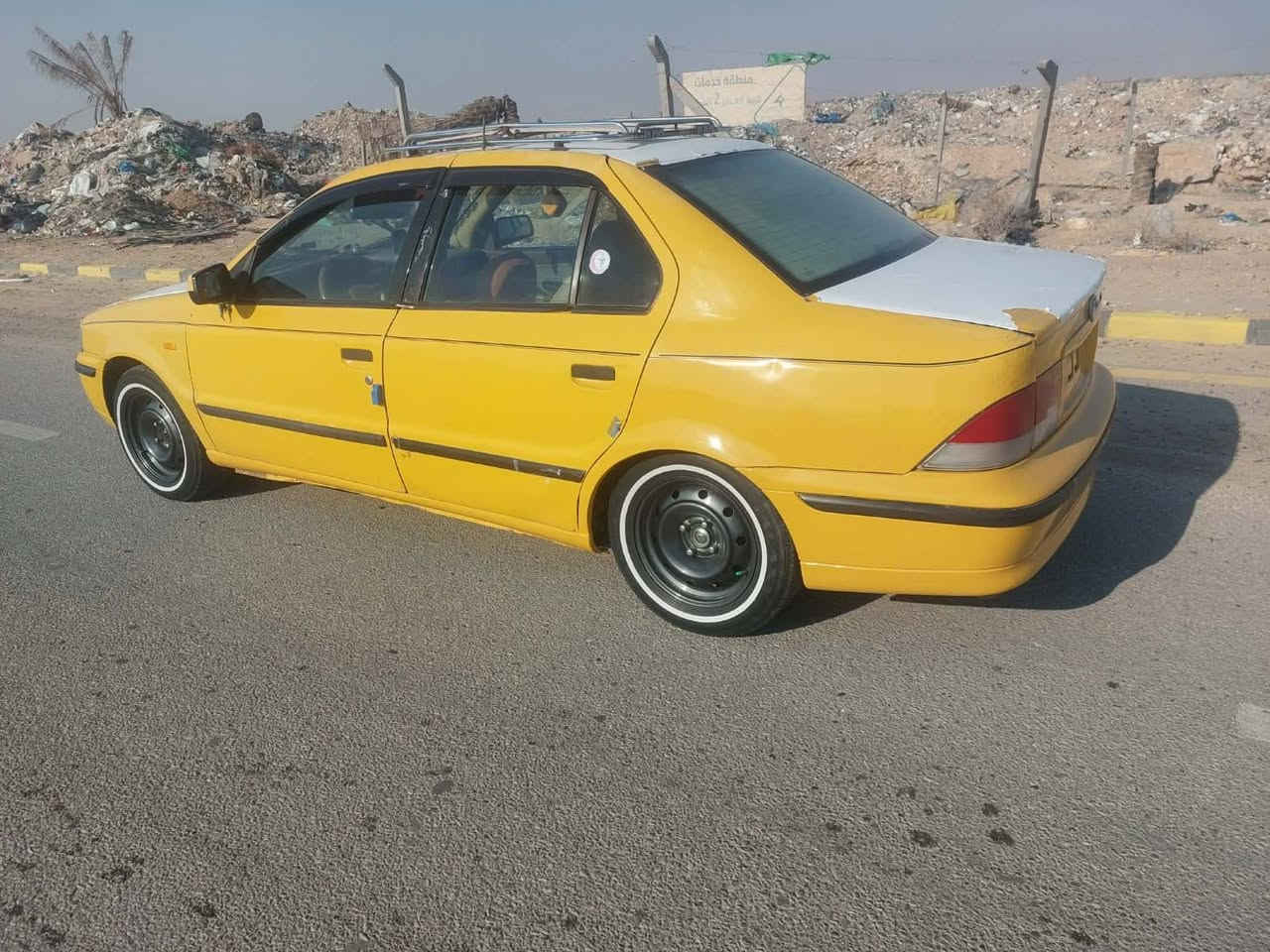 دسلام عليكم سمند مديل 11 للبيع مستعجل عله بيعته رايده ب25 وبيه مجال تبريد كير ومكينه جدد مكاني نجف ***********
