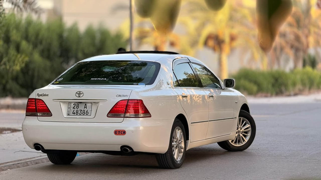سلام عليكم ❤️
تيوتا كراون شاهينه
مديل٢٠٠٤رويال صالون

تسجيل جديد قرار١٠٢ رقم نجف سنويه الى 2031
مكفوله من الكصه والضربه والاصوليات 

السياره زيور بعدهي جديده ماشيه ١١٧حقيقي
مكينه ٢٥٠٠  شاصي ٨٠   
٣دكم +٣بردات 
حساس امامي خلفي
فتحت سقف
داخل بيجي 
٥بصمات +ترحيب ابواب
منضومت زينون علي ناصي +بلوجكتر
مشط يسر بلادي تايرات جدد باتري جديد
تحوير الجوه نجف والفوك امارات
السعر 165 وبيها مجال بسيط حك الجية
العنوان النجف لاشرف
***********
***********

