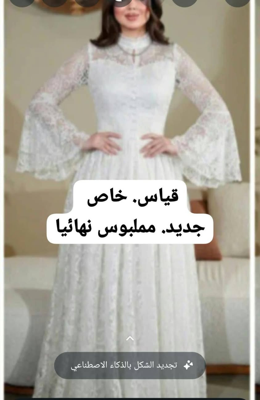 فساتين • استعمال يوم واحد • قياس ٤٤