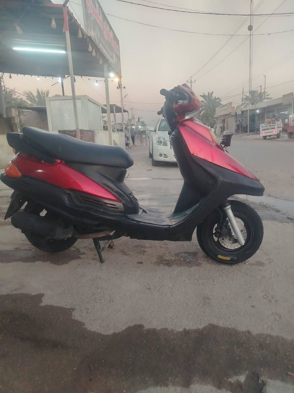 سلام واعليكم دراجه للبيع بانزين نوع دراجه فراشه فضائي دولفين 🐬 مكاني ديالى شهربان وهذا رقمي للتواصل معنا *********** ابو رهف الربيعي
