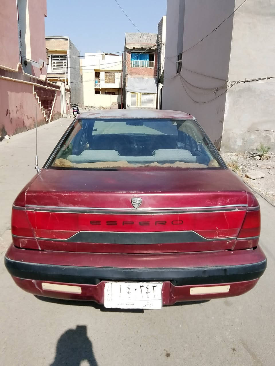 دايو اسبرو موديل 1994سنويه لغايه 2029 مكينه وكبر جدد كهرباء كله شغاله تخم تاير سياره كامله مابيه نقص السعر 14 وبيه مجال الاستفسار ***********
