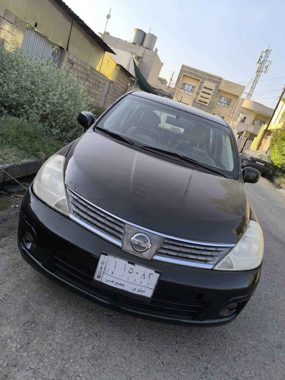 للبيع: نيسان فيرسا (Nissan Versa) 🚗
​الموديل: 2008
​المحرك: 1.8 ليتر
​ناقل الحركة (الكير): أوتوماتيك (AT)
​الرقم / التسجيل: نينوى
​المكان / العنوان: الموصل
​الحالة والضرر: صبغ بونيد (بنيد)، مع تلقيطات بسيطة في السقف
​الجاهزية: السيارة كاملة ومناقصها أي شيء، جاهزة للاستخدام
​السعر المطلوب: 70 ورقة (7,000$) - وبيها مجال بسيط للجادين
​📱 للتواصل والاستفسار (يتوفر واتساب):
***********
