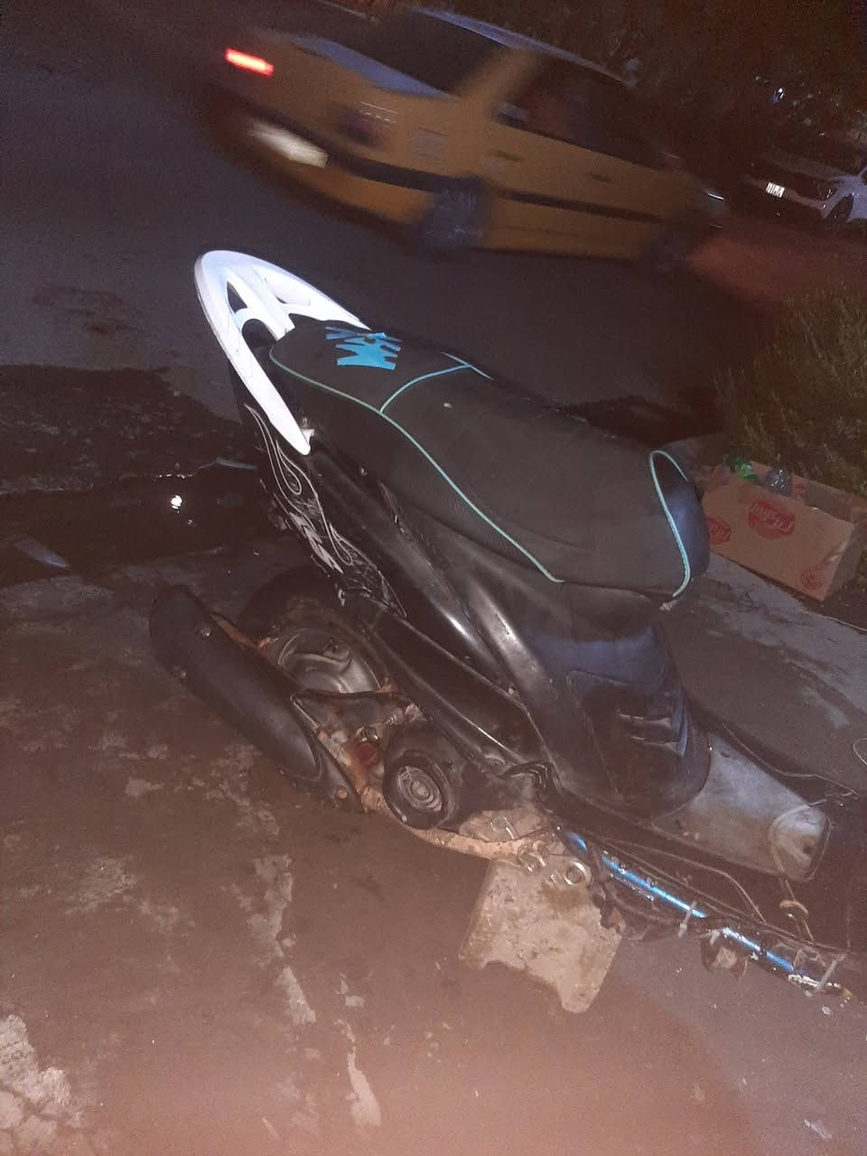 سلام عليكم دراجه عدله ٥٥ للبيع دراجه كفاله عامه ونكره هندر دراجه يرادله فقط باتري ودراجه الله شاهد كلشي مبدل بيه جديد والمكينه متسمعله صوت سعره الدراجه ٥٠٠ وبيه مجال
مكان بغداد دوره 
وهاذه رقمي ***********
