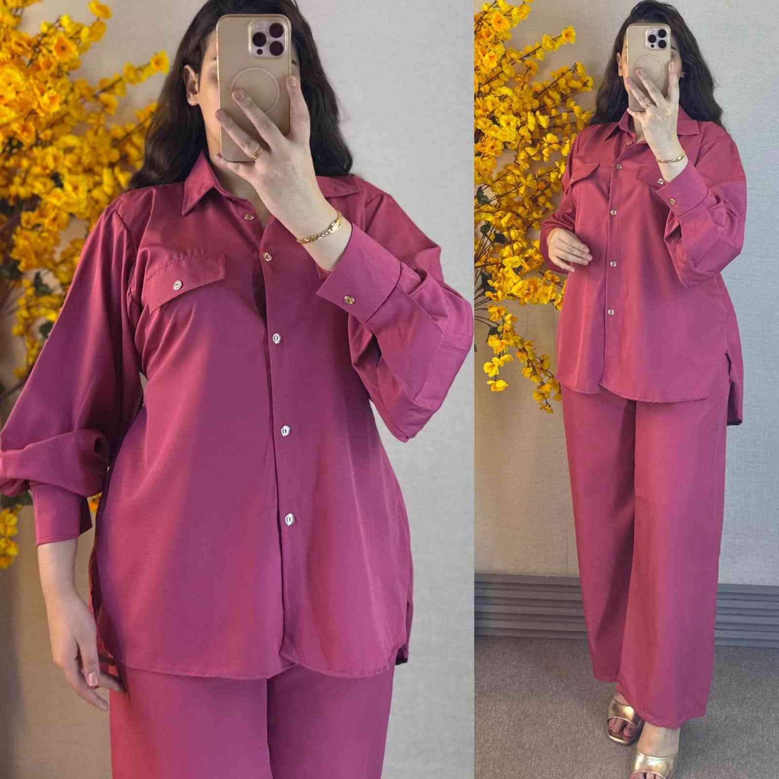 ✨ أناقتچ تبدأ من اختيارچ ✨

سوت نسائي راقي مكوّن من قطعتين 💕
تصميم أنيق، مرتب ومناسب للطلعات والمناسبات 🌷

🎨 متوفر بـ  3 ألوان مميزة حتى تختارين اللون اللي يناسبچ
👗 خامة مرتبة وتفصيل أنيق
📦 متوفر للطلب
🚚 توصيل متوفر
كل هذا الجمال 10 الف بس 

اختاري لونچ المفضل وخلي أناقتچ تحچي عنچ 🤍

📩 للطلب والاستفسار راسلونا على الخاص 
***********
