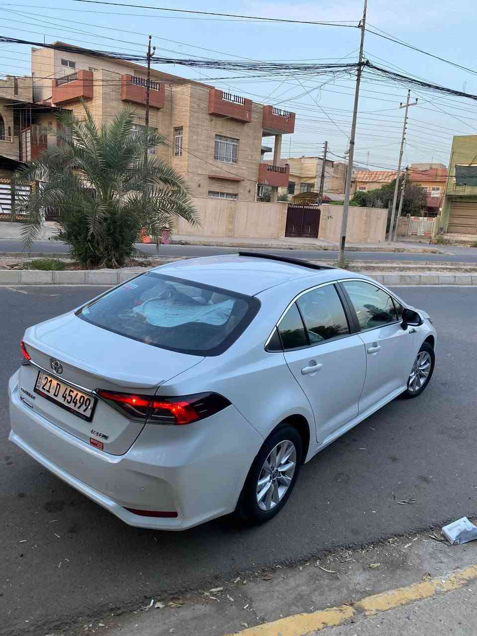 كورلا جيهان 24
كلين تايتل كفاله عامه 
هزه جديده 
سنويه جديده 
بسمي تحويل ثاني يوم
بصمه 
فتحه 
مكينه 1.8 
داخل لونين 
شاشه جبيره تحكمات ستيرن 
مري كهرب 
دخول ذكي 
ماشيه 42 الف كيلو 
مكاني موصل 
للسعر اتصل علرقم او واتس 
***********
غير متواجد على الفيس  
السياره فقط بيها رصعه موجوده بل صوره بباب السايق
