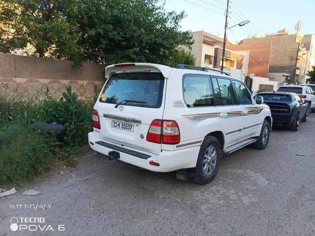 السلام عليكم... سياره لاندكروز موديل 2003 محدث 2007 مصبوغه حزام بأسمي شخصيا..  جاهزه مابيهه نواقص كلهه شغاله تبريدهه السلايد شغال كهربائيات جديده وصدر امامي وخلفي جديد مراوس سبورتج سوناتا
السلام عليكم... سياره لاندكروز موديل 2003 محدث 2007 مصبوغه حزام بأسمي شخصيا..  جاهزه مابيهه نواقص كلهه شغاله تبريدهه السلايد شغال كهربائيات جديده وصدر امامي وخلفي جديد ***********واتساب //السيارة فول اذا اكو مراوس

نص مكتوب في الصور:
- ۱۸:۲۳ ۲۰۲۶/۰۵/۰۷ TECNO POVA 5
- ١٨:٢٣ ٢٠٢٦/٠٥/٠٧ TECNO POVA 5