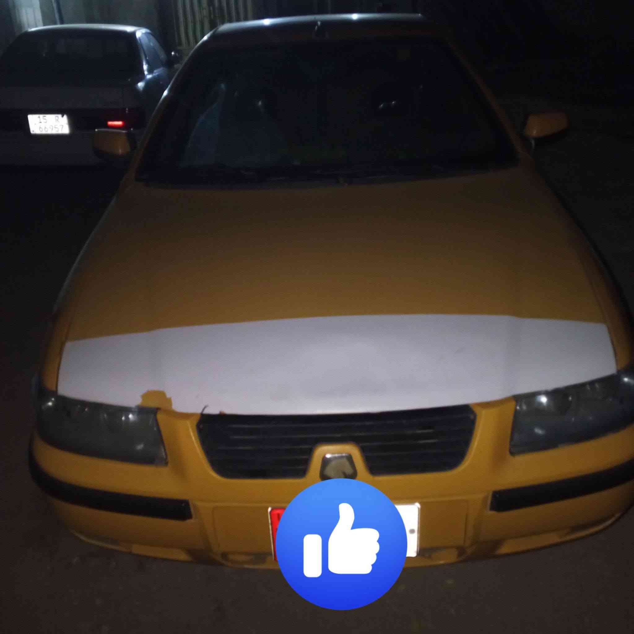 سياره للبيع سمند مصفره هيئه وغرامات السعر 35وبيها مجال موديل 12 رقم بغداد انكليزي مكان السياره حله الرقم *********** بي واتساب
