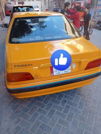 بيجو ٢١ • صبغ الحزام • ضربة صفحة السائق